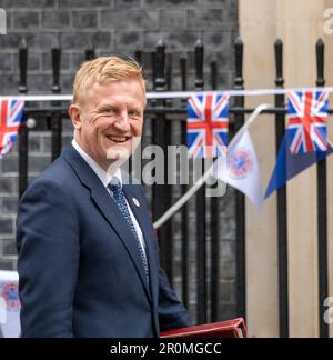 Deputy Prime Minister Oliver Dowden arrives at BBC Broadcasting House ...