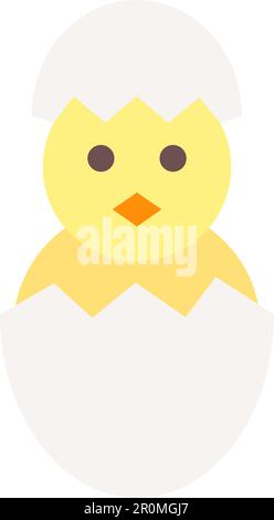 Hatched Egg icon vector image. Suitable for mobile application web application and print media. Stock Vector