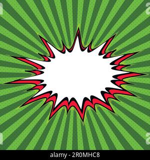 Background watermelon pop art, explosion of fresh juice Stock Vector
