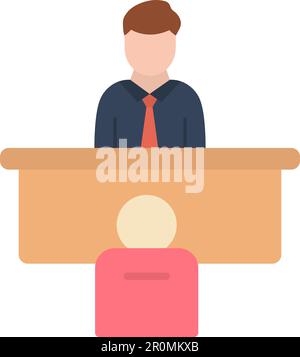 Interview icon vector image. Suitable for mobile application web application and print media. Stock Vector