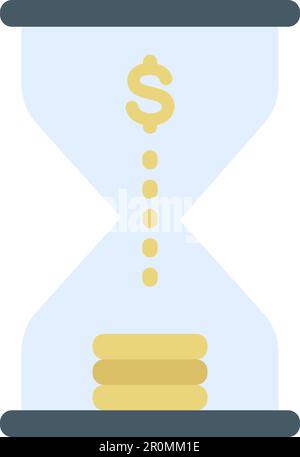 Investment Timing icon vector image. Suitable for mobile application web application and print media. Stock Vector