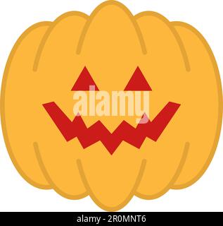 Jack-O-Lantern icon vector image. Suitable for mobile application web application and print media. Stock Vector