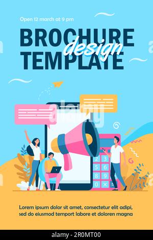 Bloggers advertising referrals Stock Vector