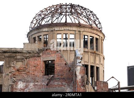 Hiroshima, Japan. 30th Mar, 2023. This picture shows the World Heritage A-bomb Dome at the Peace Memorial Park in Hiroshima, western Japan on Thursday, March 30, 2023. Group of Seven economic country leaders will gather at the G7 Hiroshima summit meeting this month. (photo by Yoshio Tsunoda/AFLO) Stock Photo