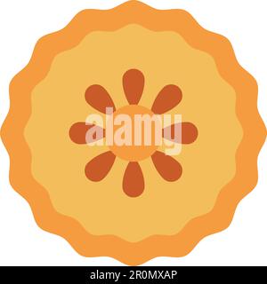 Moon Cake icon vector image. Suitable for mobile application web application and print media. Stock Vector