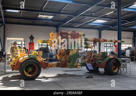 FLAK 88 mobile heavy artillery gun Stock Photo