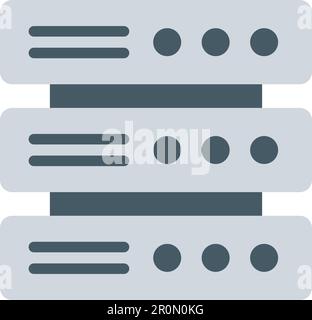 Multiple Servers icon vector image. Suitable for mobile application web application and print media. Stock Vector