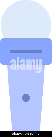 News Mic icon vector image. Suitable for mobile application web application and print media. Stock Vector