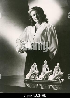 Swedish actress Ingrid Bergman in the movie Notorious, 1946 Stock Photo