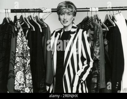 British Television journalist and presenter Selina Scott, UK 1989 Stock Photo