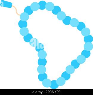 Prayer Beads icon vector image. Suitable for mobile application web application and print media. Stock Vector