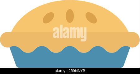 Pie icon vector image. Suitable for mobile application web application and print media. Stock Vector