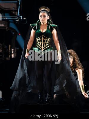 Liverpool, UK. May 8, 2023. Alessandra Mele rehearsing for Norway with