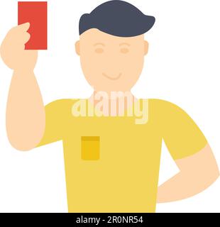 Referee icon vector image. Suitable for mobile application web application and print media. Stock Vector