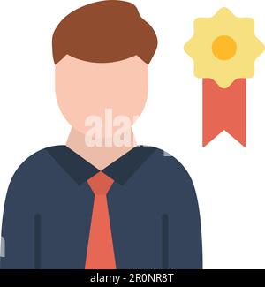Reputation icon vector image. Suitable for mobile application web application and print media. Stock Vector