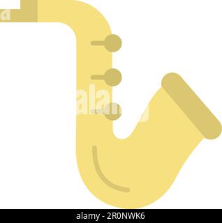 Saxophone icon vector image. Suitable for mobile application web application and print media. Stock Vector