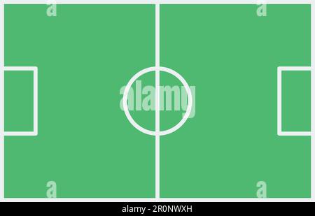 Soccer Field icon vector image. Suitable for mobile application web application and print media. Stock Vector
