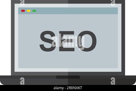 SEO icon vector image. Suitable for mobile application web application and print media. Stock Vector