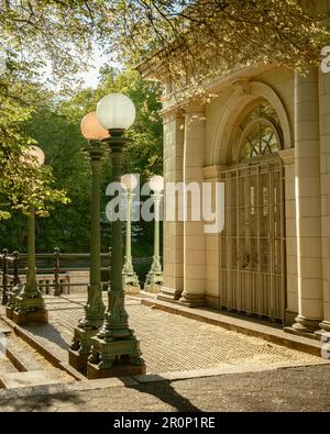 Prospect Park Boathouse + Audubon Center, Brooklyn, New York Stock Photo