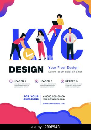 Know your customer concept Stock Vector