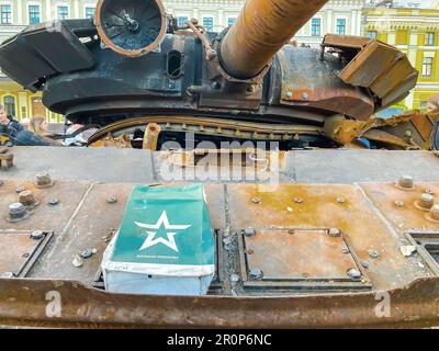 Dry ration of the Russian occupant army and fragments of tank that the ...