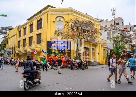 Chuong Vang theatre in the old quarter of Hanoi, Vietnam. Stock Photo