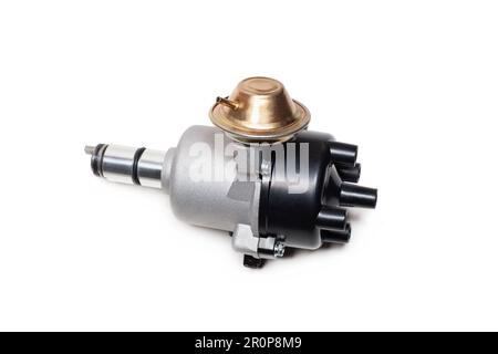 Ignition system distributor isolated on a white background Stock Photo ...