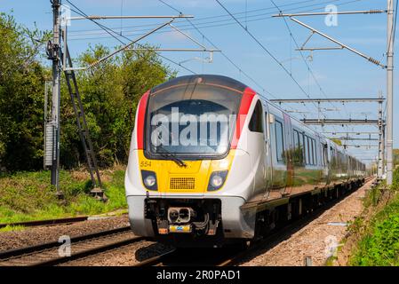 British Rail Class 720 Aventra of Greater Anglia train passing ...