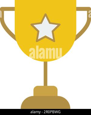 Trophy icon vector image. Suitable for mobile application web application and print media. Stock Vector