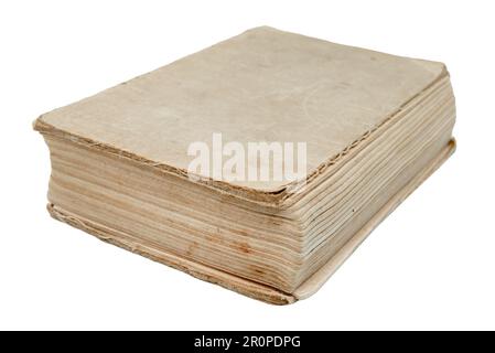 An old yellowed book. retro book Stock Photo