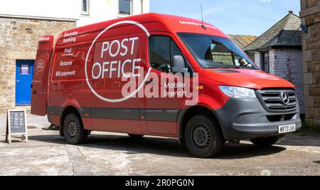 Mobile Post Office Van Stock Photo