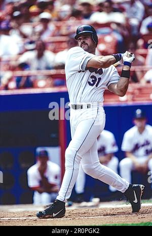 MLB: Mike Piazza, NY Mets Stock Photo