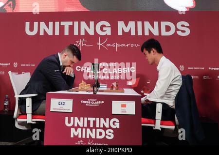 China's Ding Liren competes at Grand Chess Tour 2023 in Romania-Xinhua