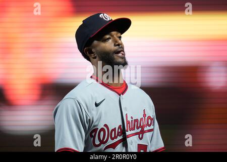 This is a 2023 photo of Carl Edwards Jr. of the Washington Nationals  baseball team. This image reflects the Nationals active roster as of  Friday, Feb. 24, 2023, when this image was