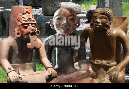 Some Aztec figurines and artifacts from the ancient and mysterious city ...