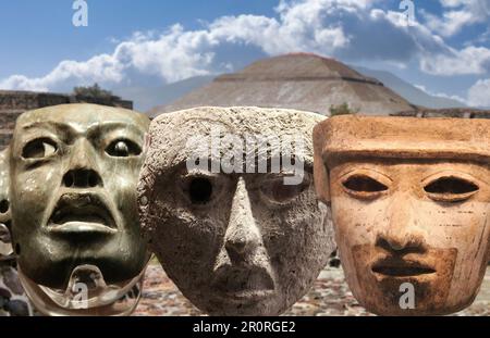 Some Disturbing Ritual Masks from the ancient and mysterious