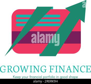 E-payment flat gradient icon. Financial transaction logo with lettering. Digital credit card clipart Stock Vector