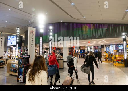 New terminal B at Laguardia Airport in Queens New York City Stock Photo