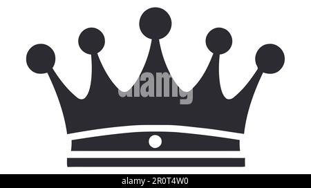 Crown Icon in trendy flat style isolated on white background. Vector ...