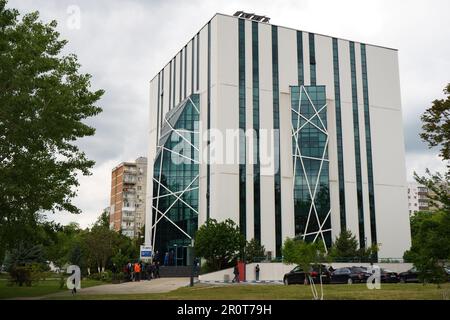 Bucharest, Romania. 9th May, 2023: Inauguration of the European Cybersecurity Competence Centre (ECCC) new headquarters in CAMPUS Center building of the Polytechnic University of Bucharest. Credit: Lucian Alecu/Alamy Live News Stock Photo