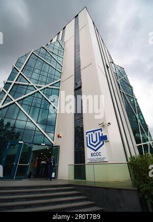 Bucharest, Romania. 9th May, 2023: Inauguration of the European Cybersecurity Competence Centre (ECCC) new headquarters in CAMPUS Center building of the Polytechnic University of Bucharest. Credit: Lucian Alecu/Alamy Live News Stock Photo