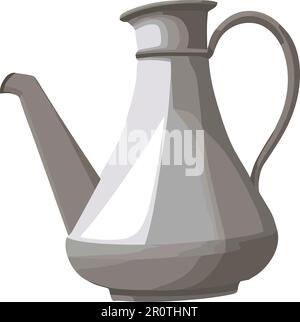 Antique terracotta jug Stock Vector
