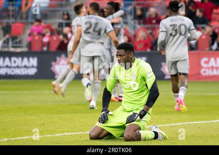 Toronto, ON, Canada - Match 18, 2023: Sean Johnson #1 goalkeeper of the Toronto  FC during the match between Toronto FC (Canada) and Inter Miami F Stock  Photo - Alamy