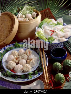 Oriental menu Stock Photo