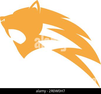 Tiger logo icon design illustration Stock Vector