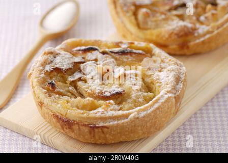 Normandy apple tarts Stock Photo
