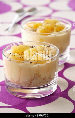 Pina colada bavarian Stock Photo