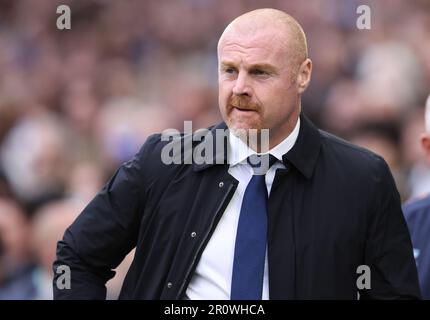 Brighton and Hove, England, 8th May 2023.  Sean Dyche, Manager of Everton during the Premier League match at the AMEX Stadium, Brighton and Hove. Picture credit should read: Paul Terry / Sportimage Stock Photo