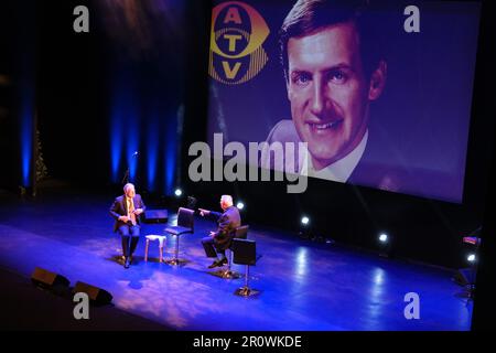 Birmingham, UK. 09th May, 2023. Birmingham Rep played host to A Night of Stars – Celebrating  ITV News Central’s Bob Warman’s 50 Years in Television .  All proceeds from this one-off the sellout event (which sold out in 40 minutes) will go to The Journalist’s Charity – founded by Charles Dickens in 1864 to support journalists and their families through tough times - and Birmingham’s Acorns Children’s Hospice. Credit: Ian Tennant/Alamy Live News Stock Photo