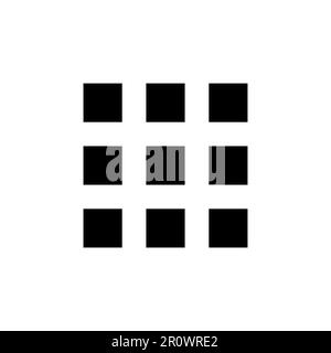 Menu Icon vector. web menu icon. hamburger menu symbol Stock Vector